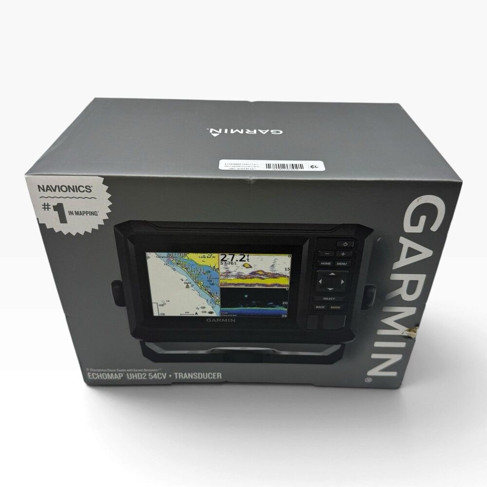 Garmin EchoMap UHD2 54CV + Transducer 010-02591-51 - Open box